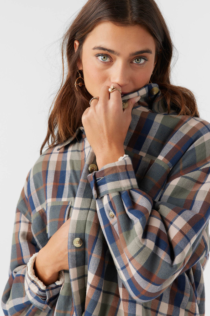 Chance High Pile Lined Flannel Jacket 5