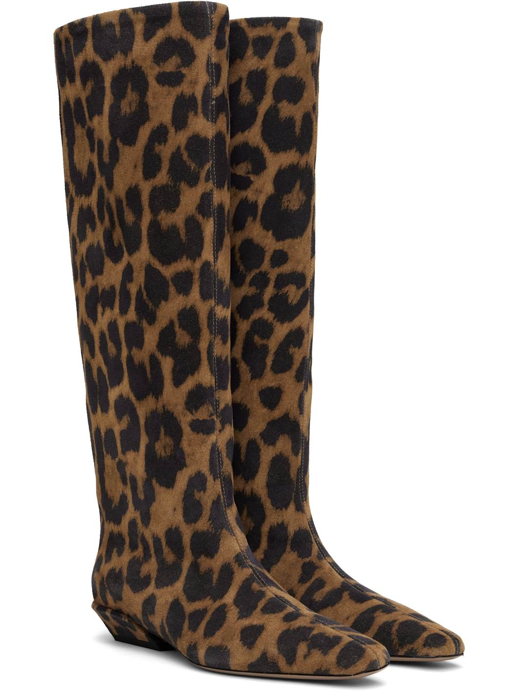 Tan & Black Bettina 25 Tall Boots - 4