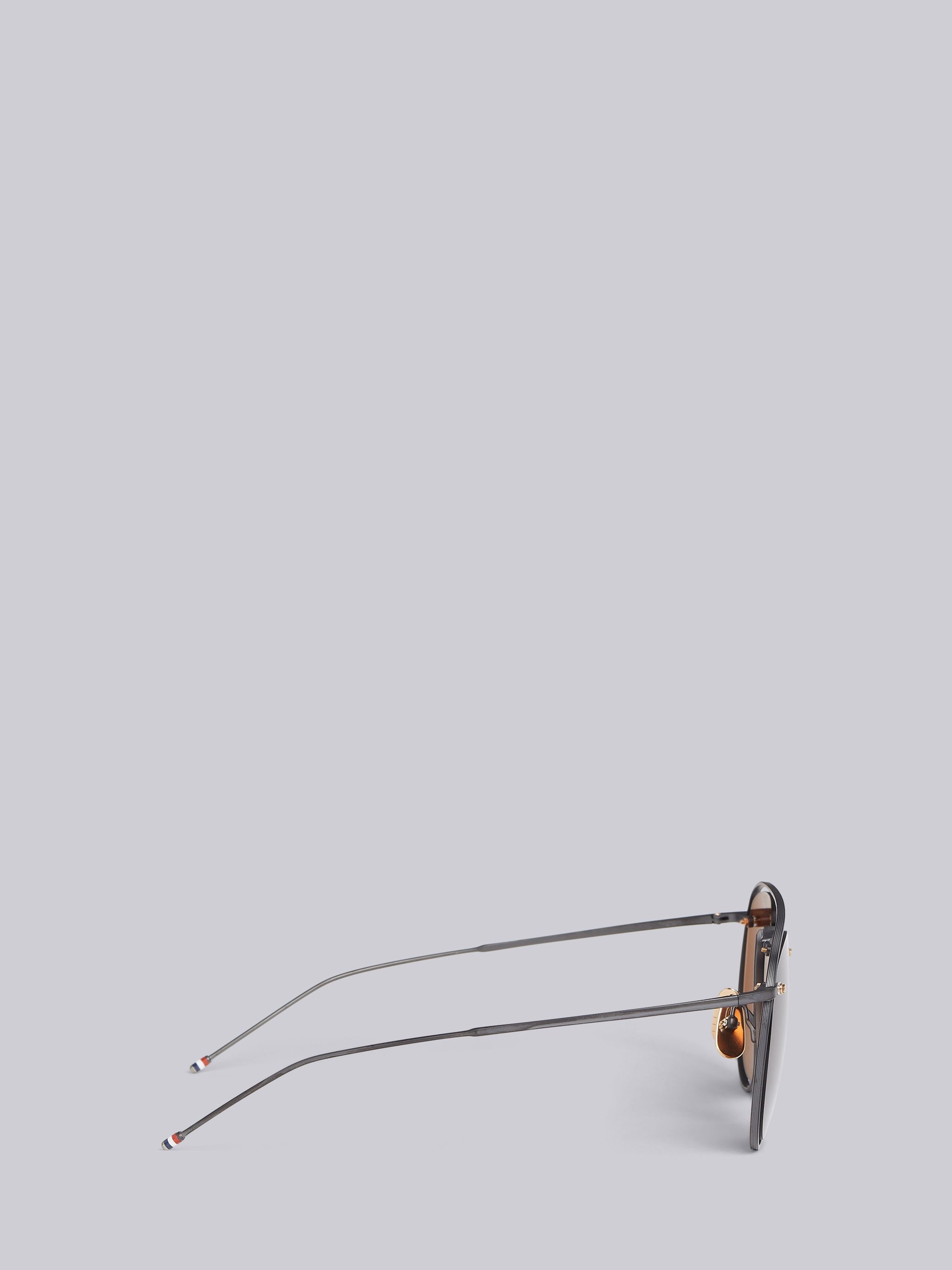 TB113 - Brown Rectangular Eyeglasses - 3