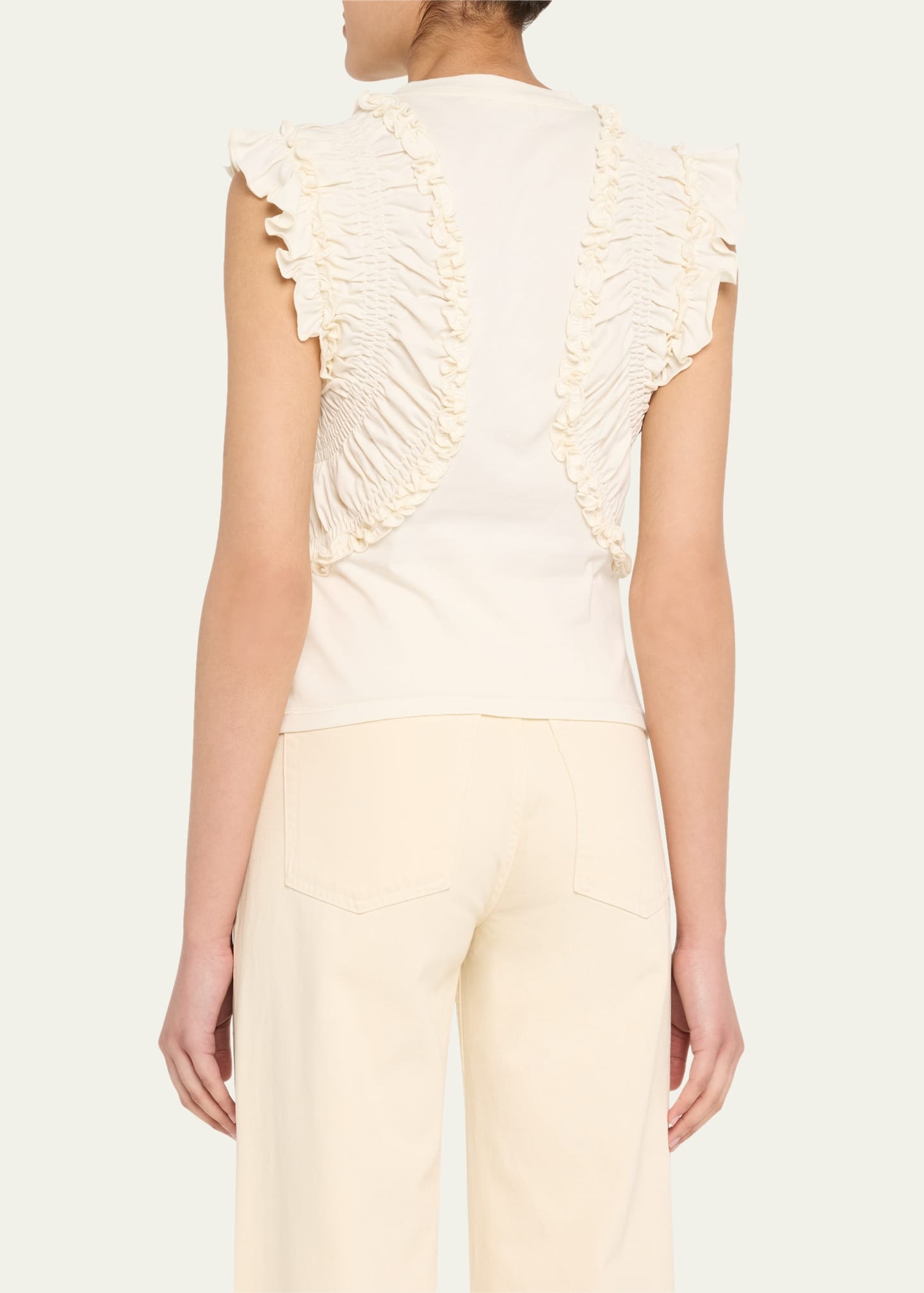 Val Sleeveless Ruffled Top - 3