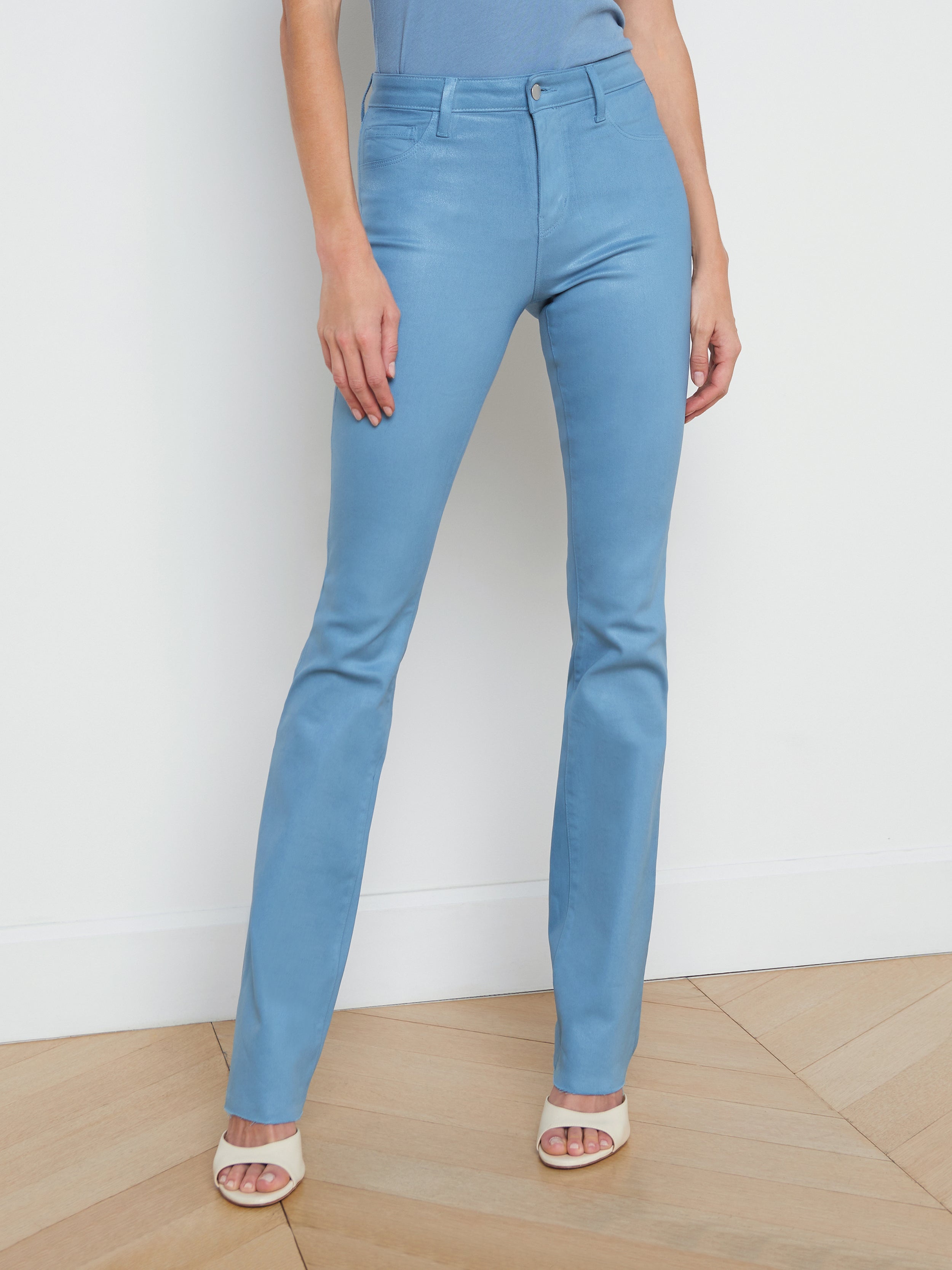 Ruth Coated Straight-Leg Jean - 3