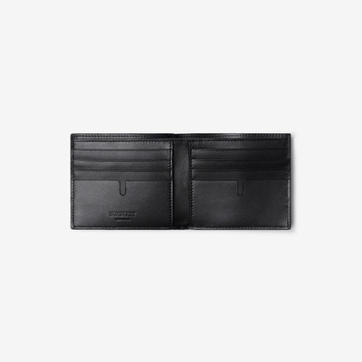 Burberry Check Leather Bifold Wallet outlook