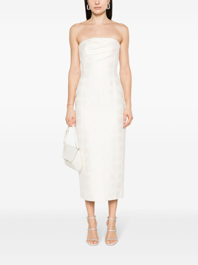 EMILIA WICKSTEAD Lowre tweed midi dress outlook