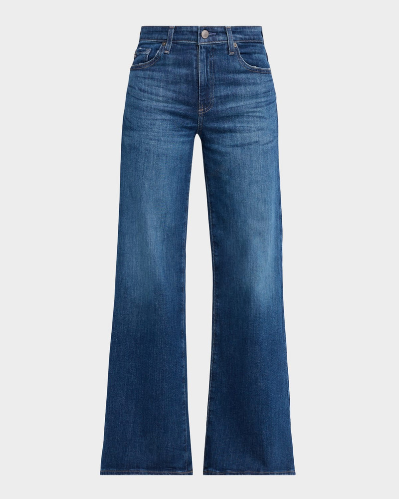 Saige Mid-Rise Wide-Leg Jeans 1