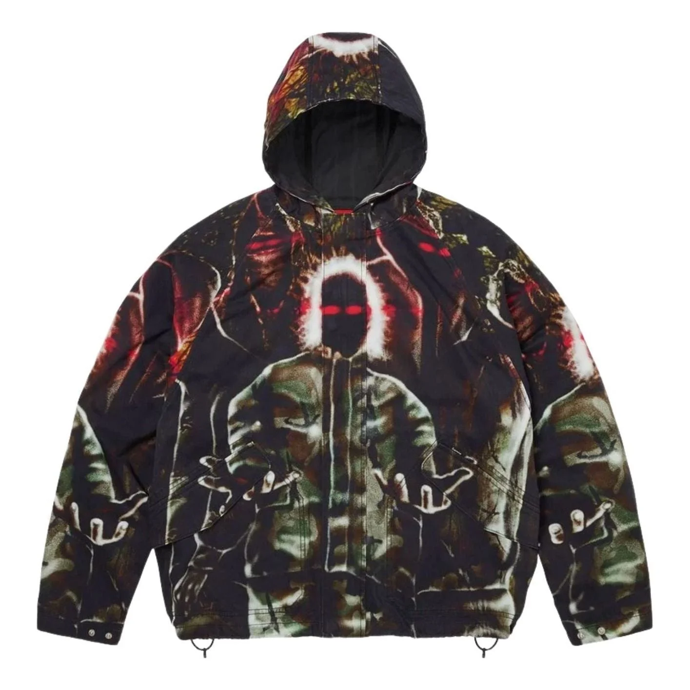 Supreme SS26 Hooded Raglan Jacket 'Art Dealer Camo' SUP-SS26-214-CMO - 1