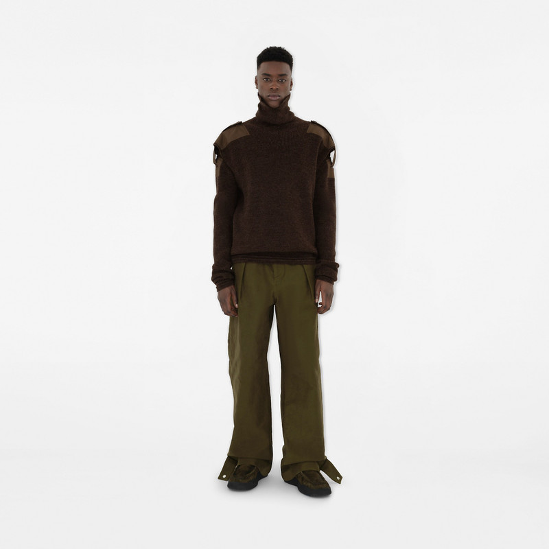 Burberry Detachable Sleeve Wool Sweater outlook