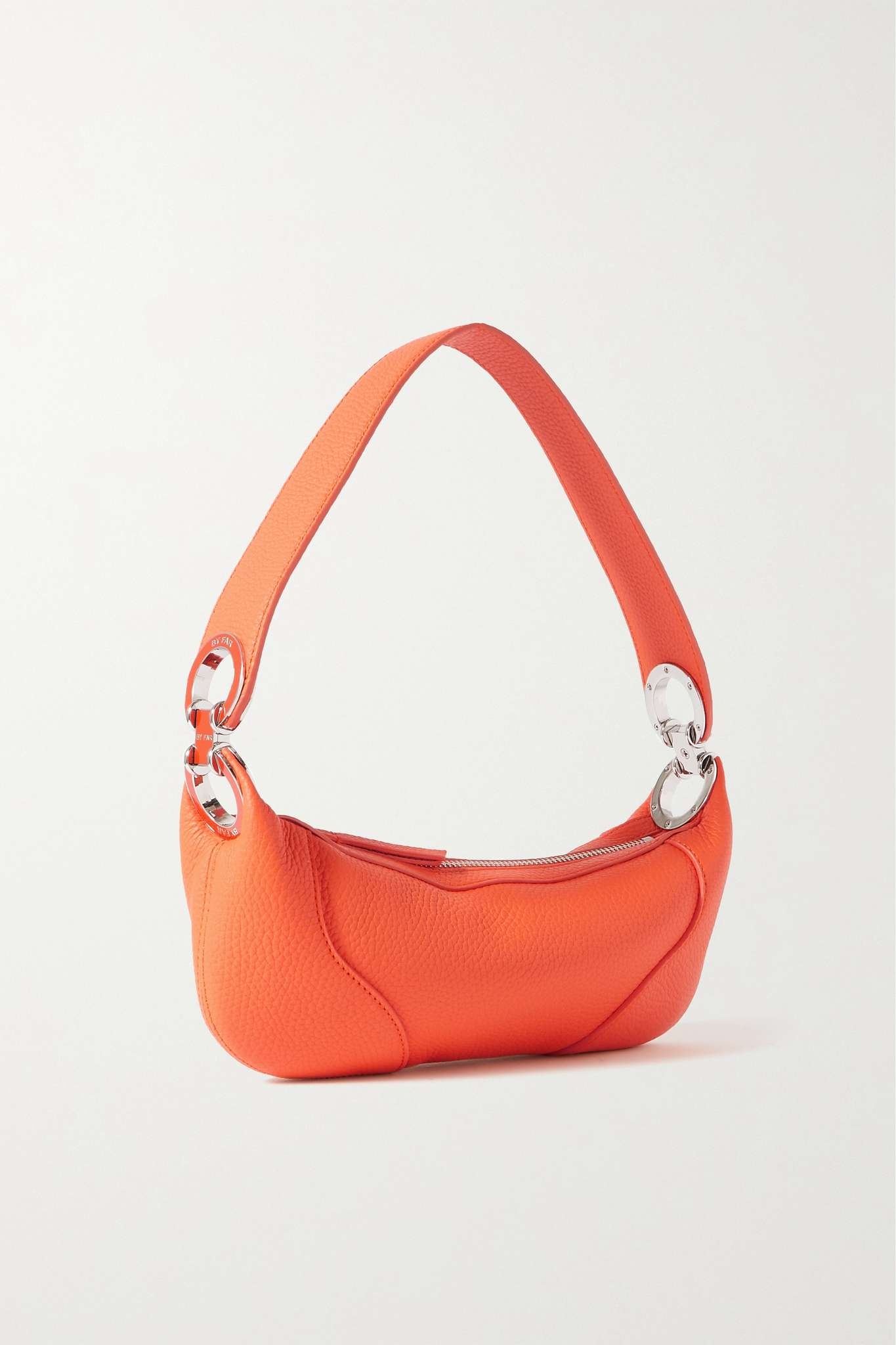 Amira mini textured-leather shoulder bag - 1