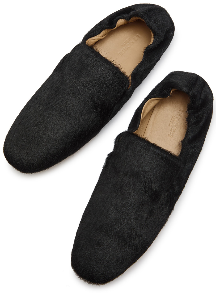 LE Monde Beryl Orlando Calf-hair Loafers - 3