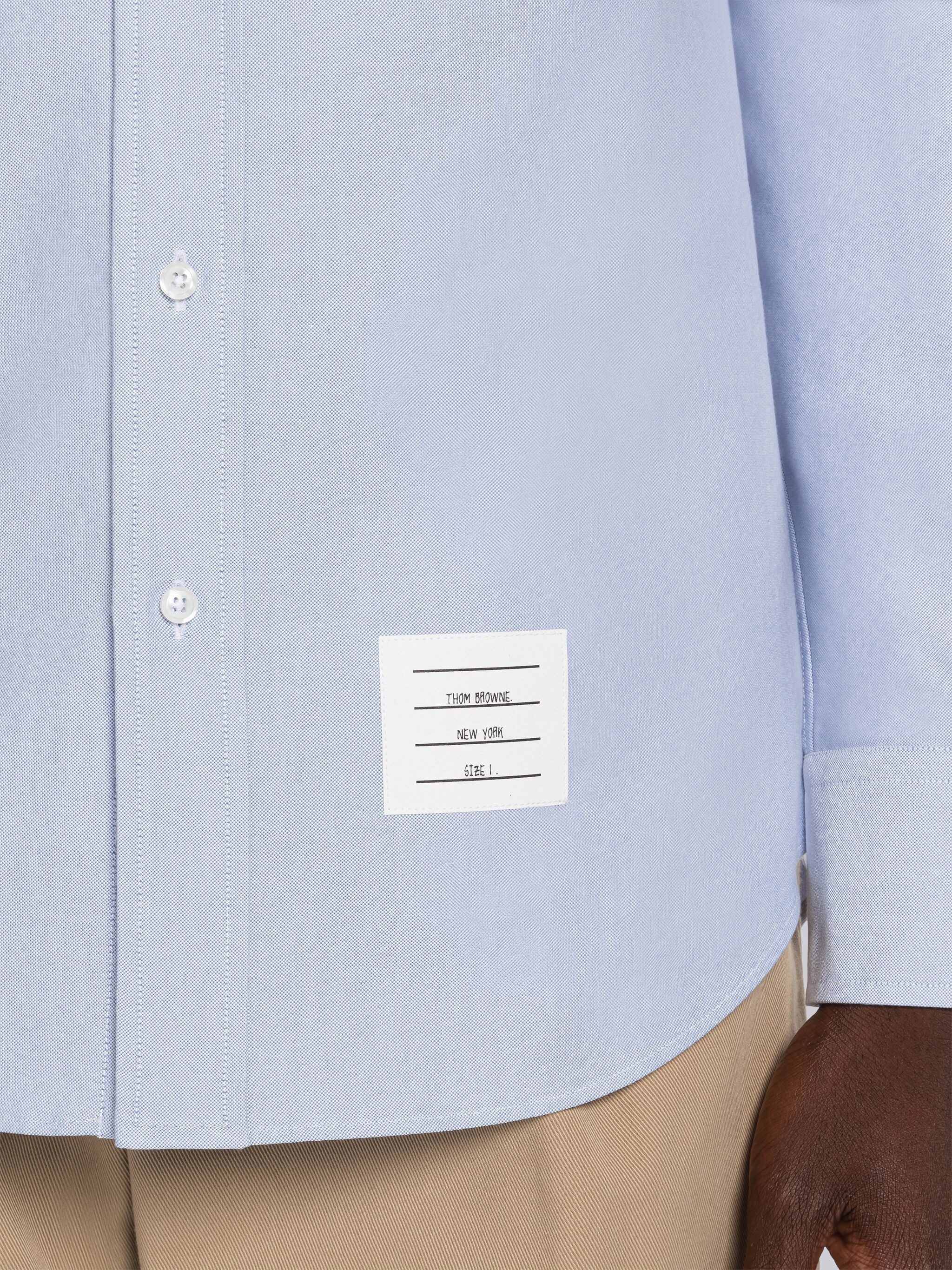 OXFORD SEAMED 4-BAR STRAIGHT FIT SHIRT - 6