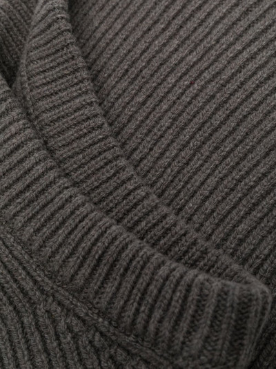 Rick Owens knitted balaclava hat outlook