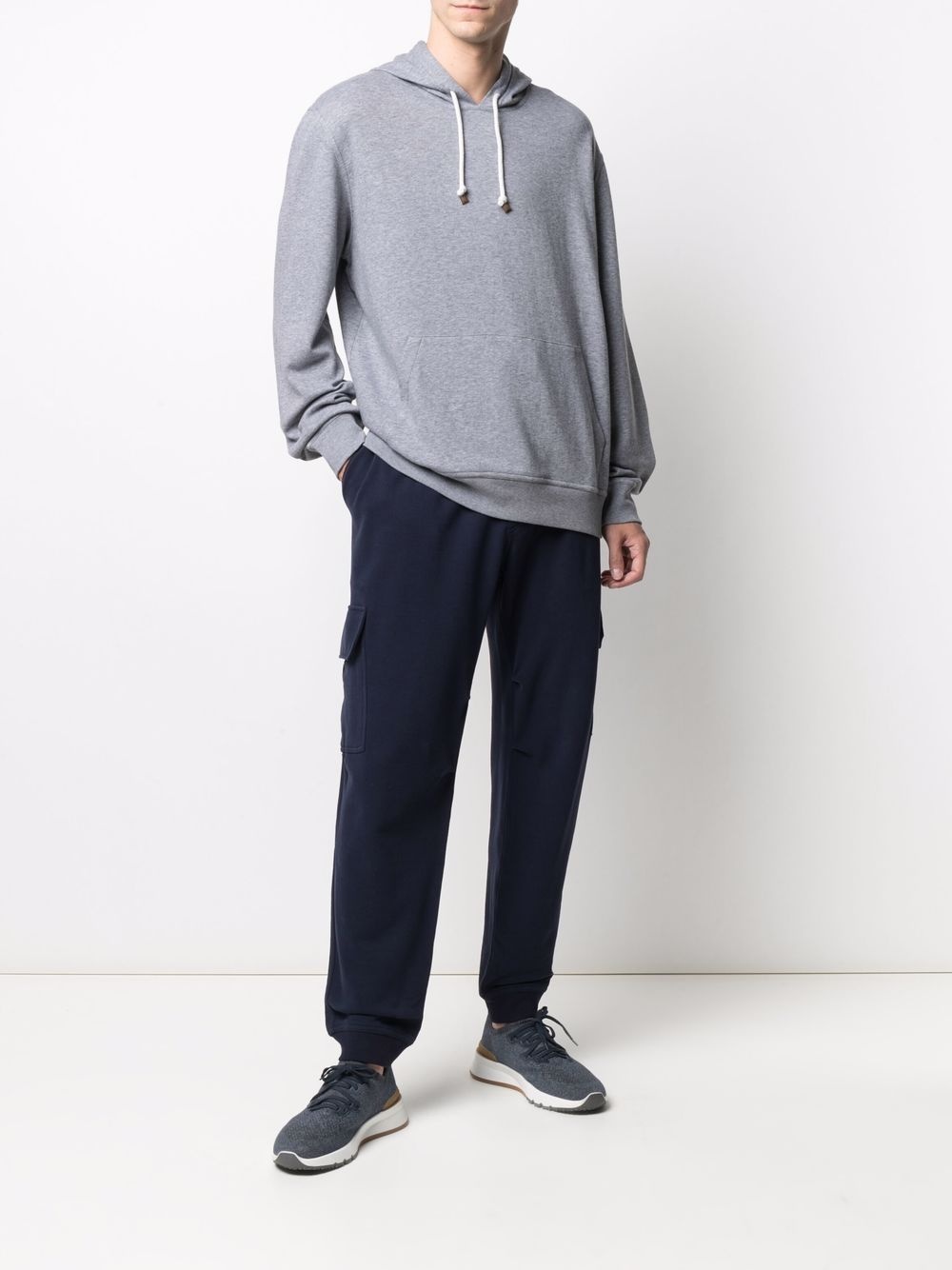 drawstring-fastening waist track pants - 2