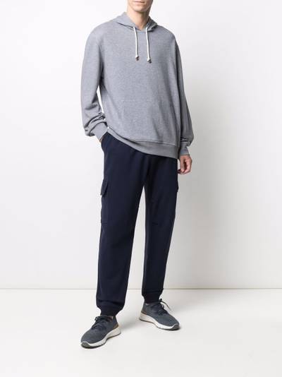 Brunello Cucinelli drawstring-fastening waist track pants outlook