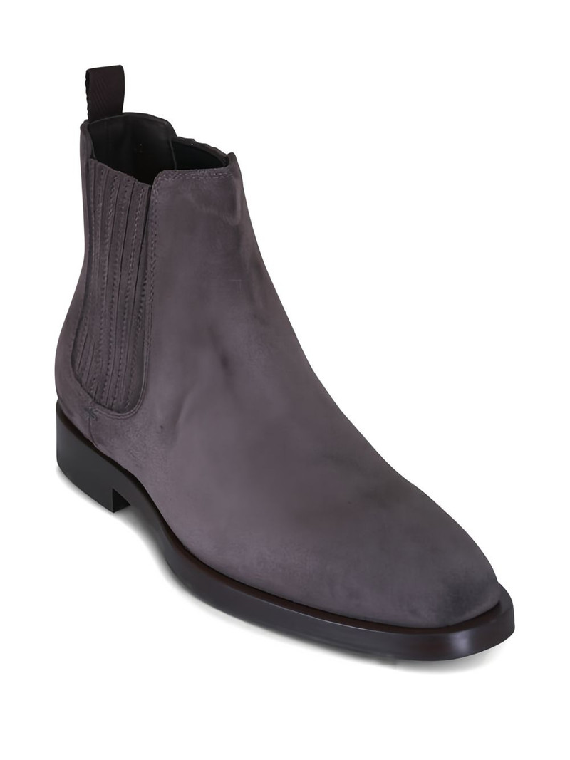 Brunello Cucinelli elastic-panel suede boots outlook