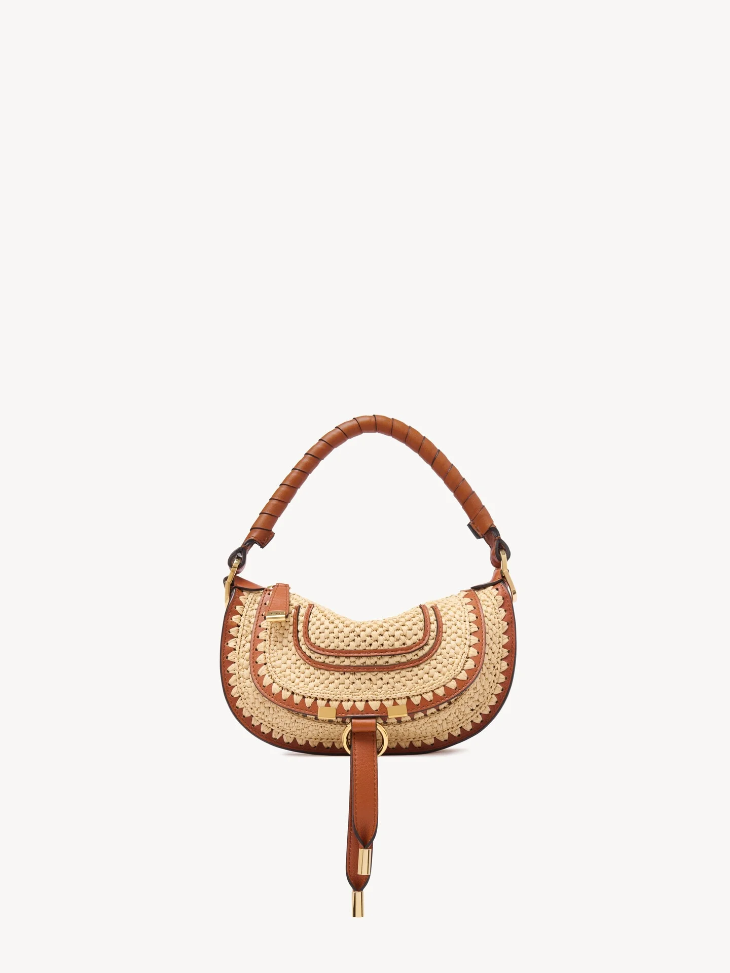 MINI MARCIE CROSSBODY BAG IN RAFFIA - 1
