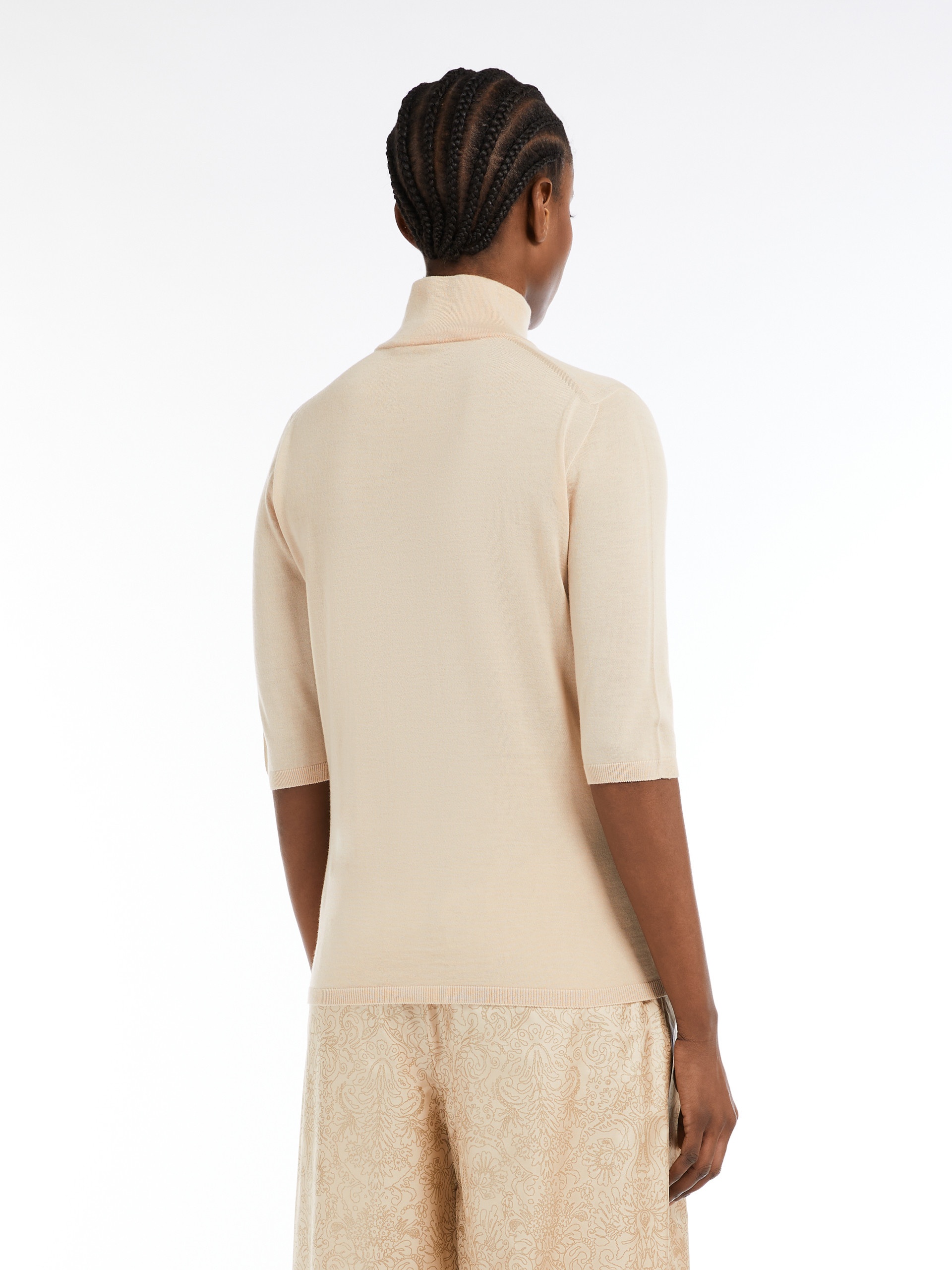 CECINA Wool knit turtleneck jumper - 4