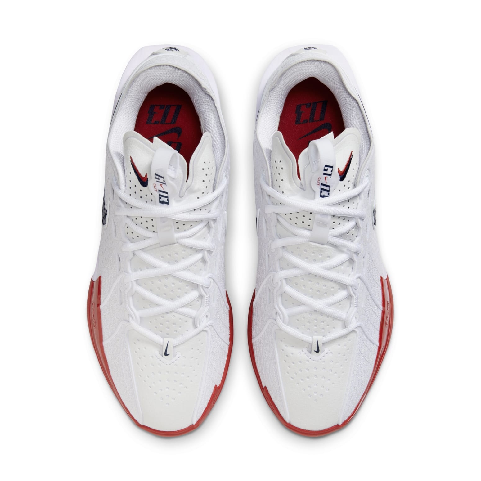 Nike Air Zoom GT Cut 3 EP 'White Black Red' DV2918-103 - 4