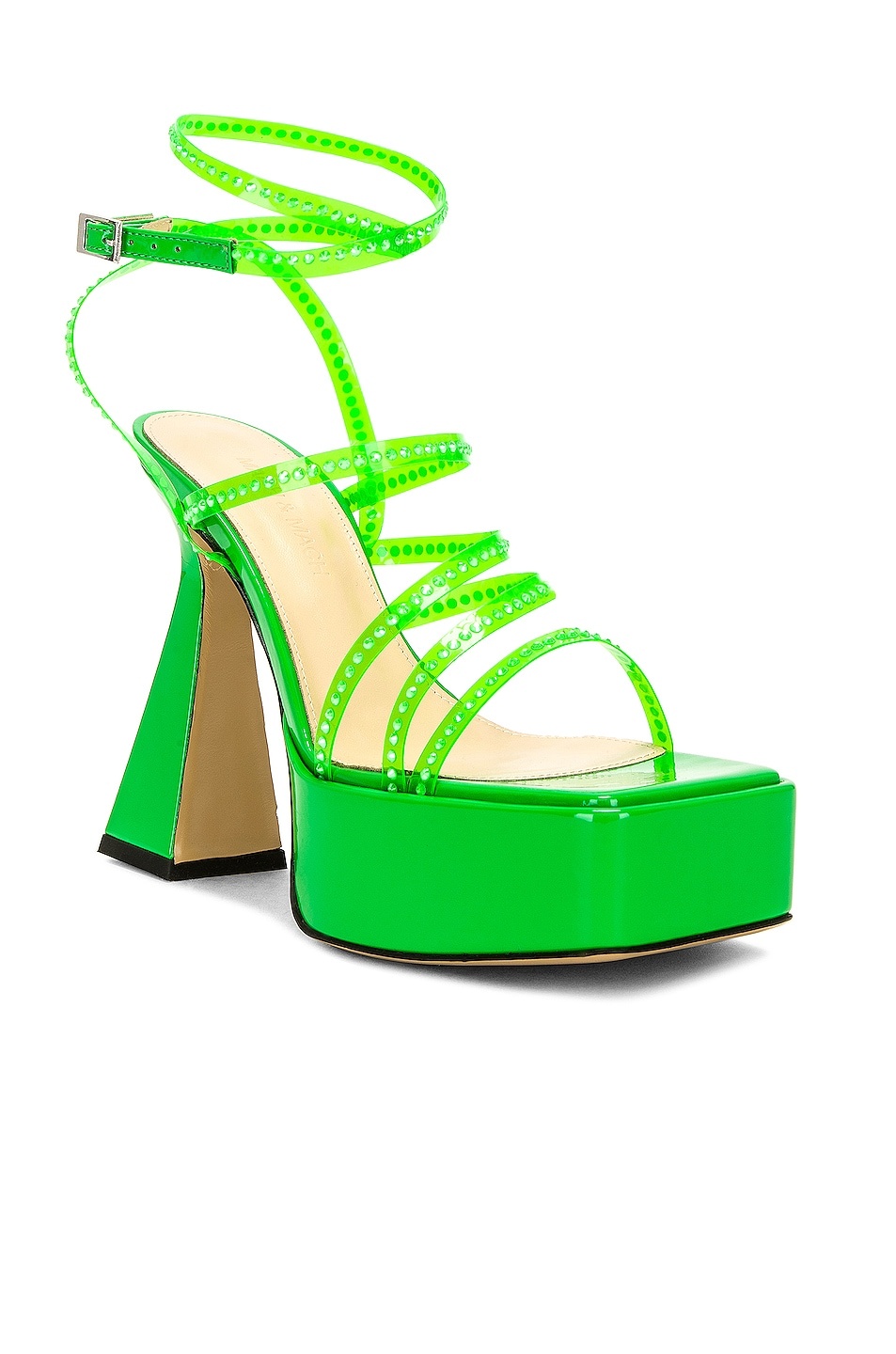Crystal Embellished Platform Sandal - 2