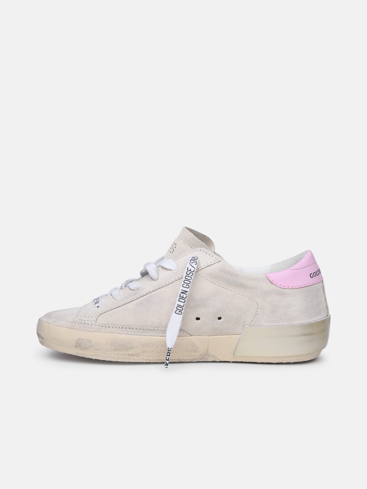 'SUPER-STAR CLASSIC' CREAM LEATHER SNEAKERS - 3