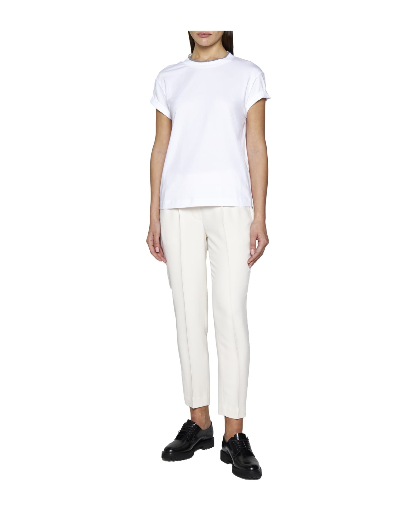 Round Neck Plain T-shirt - 3