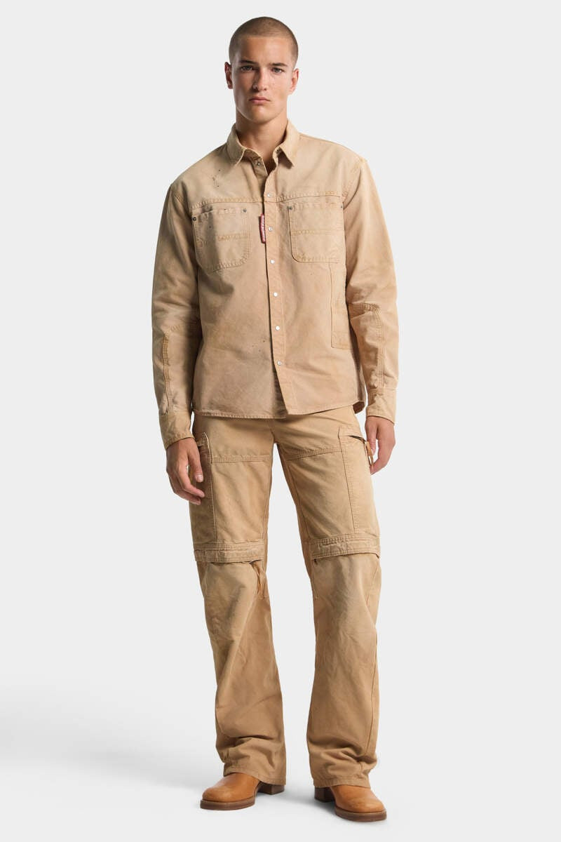 GARMENT DYED CARPENTER SHIRT 3