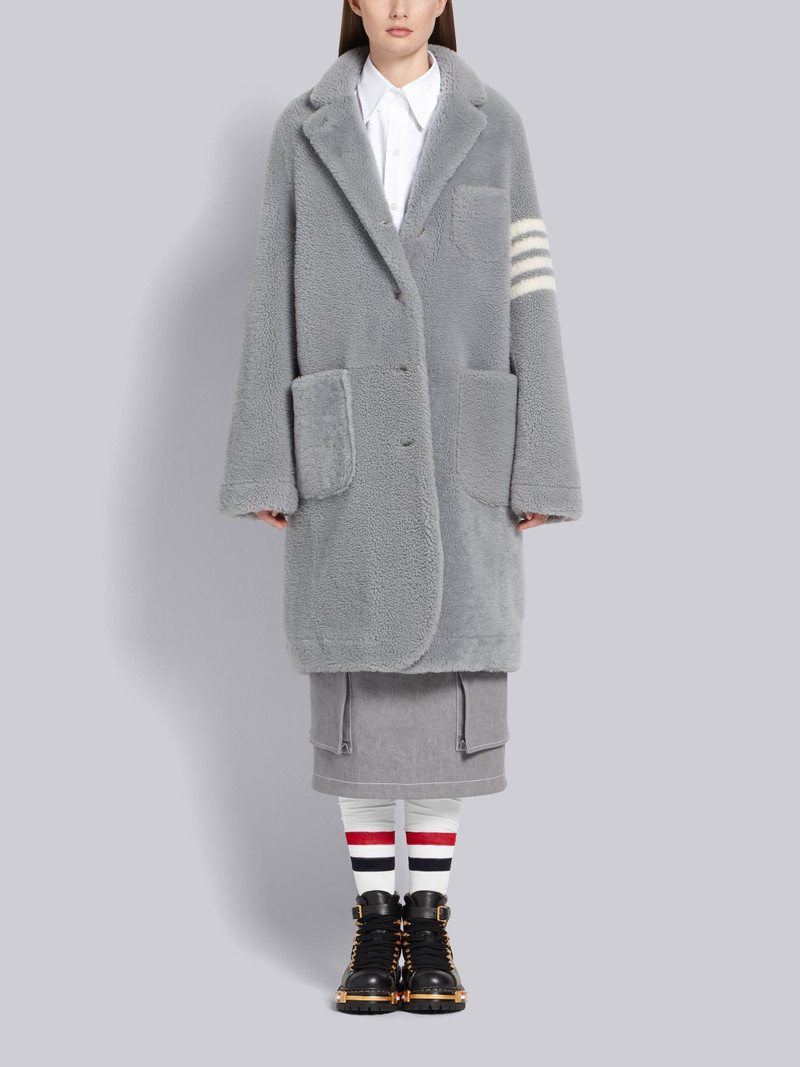 4-Bar Dyed Sack Overcoat 1