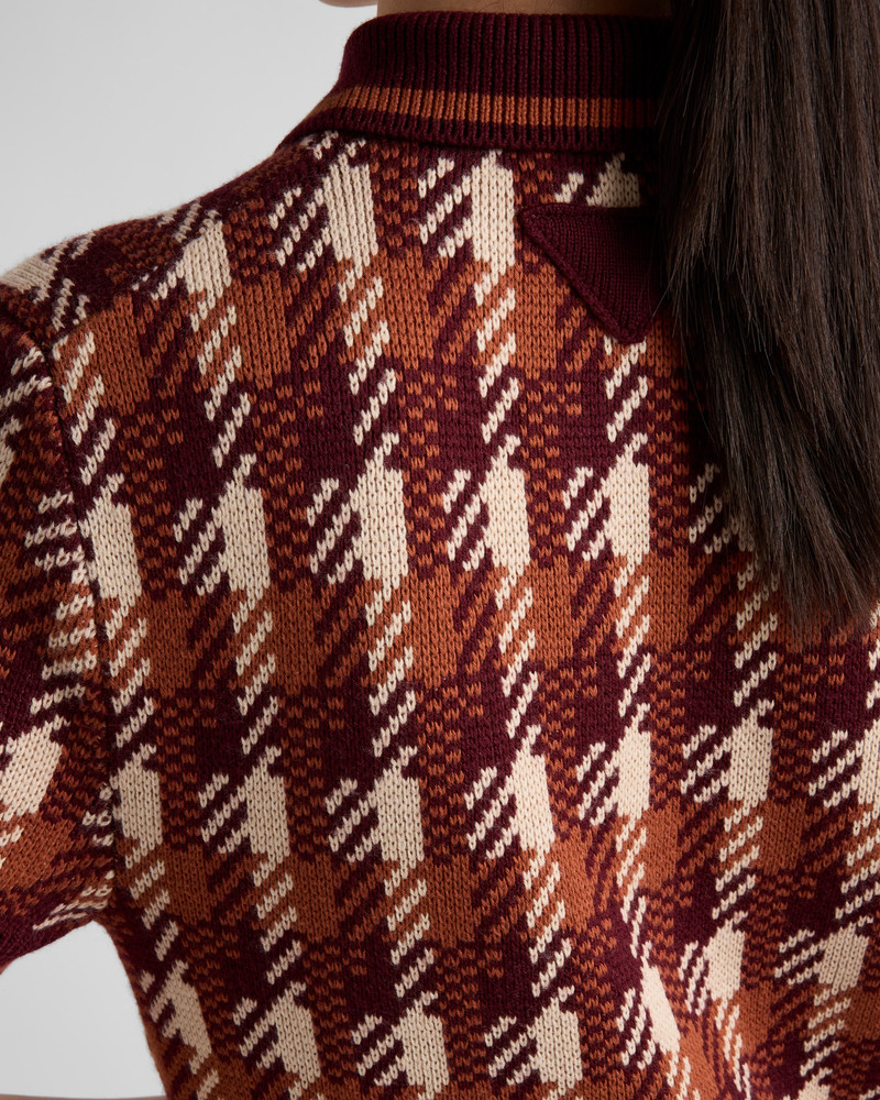 Wool knit mini-dress 6