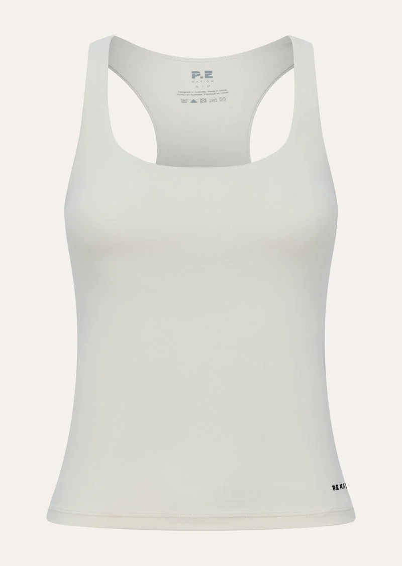 SIGNATURE SCOOP TANK IN WHISPER WHITE - 1