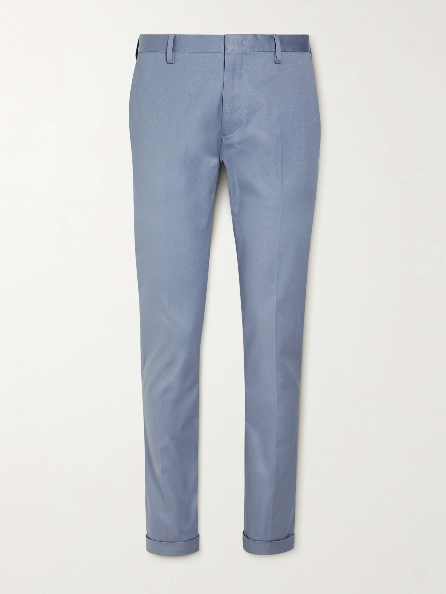 Organic Cotton-Twill Trousers - 1