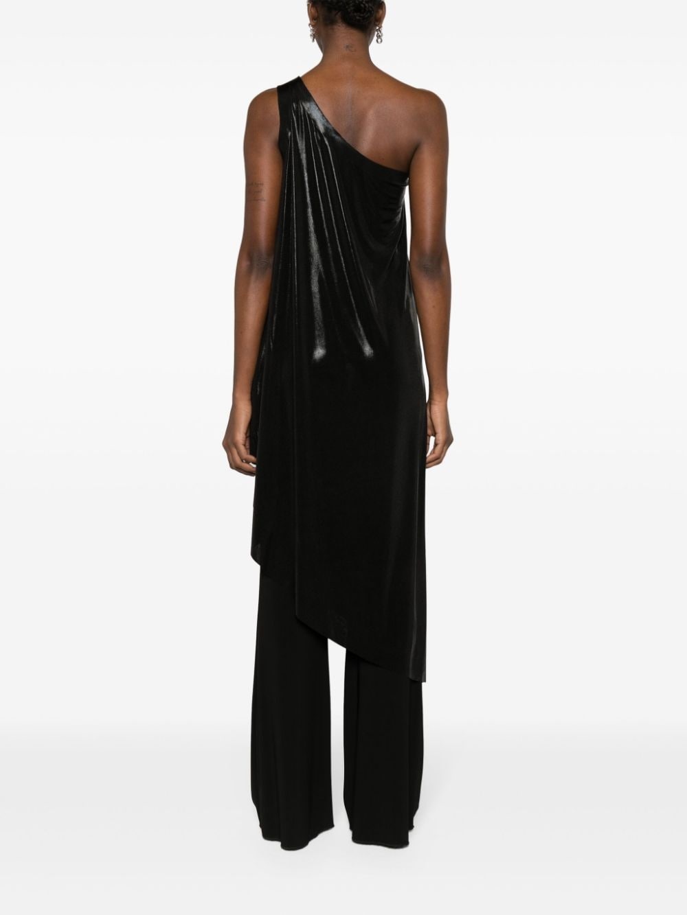 one-shoulder asymmetric tunic - 4
