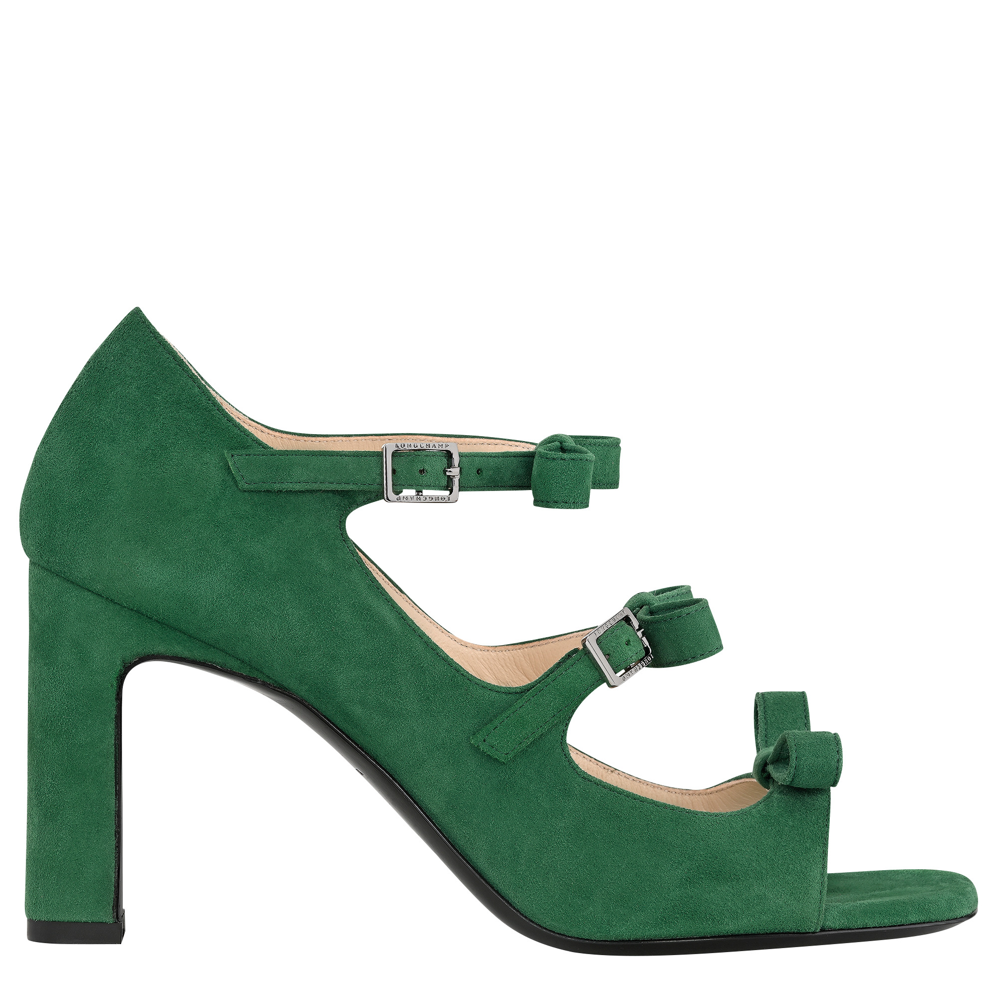 La Baronne Sandals Thyme - Leather - 1