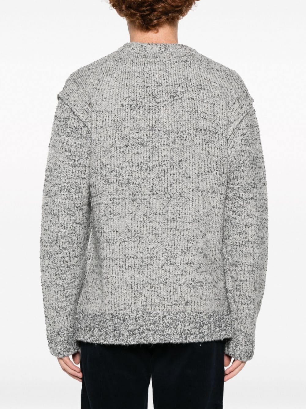 mÃ©lange-effect wool-blend jumper - 4