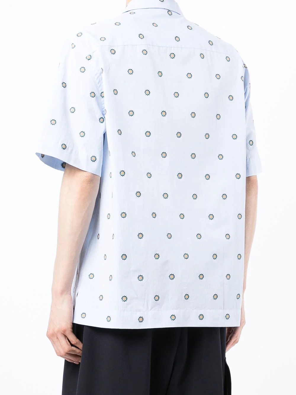 patterned short-sleeved shirt - 4