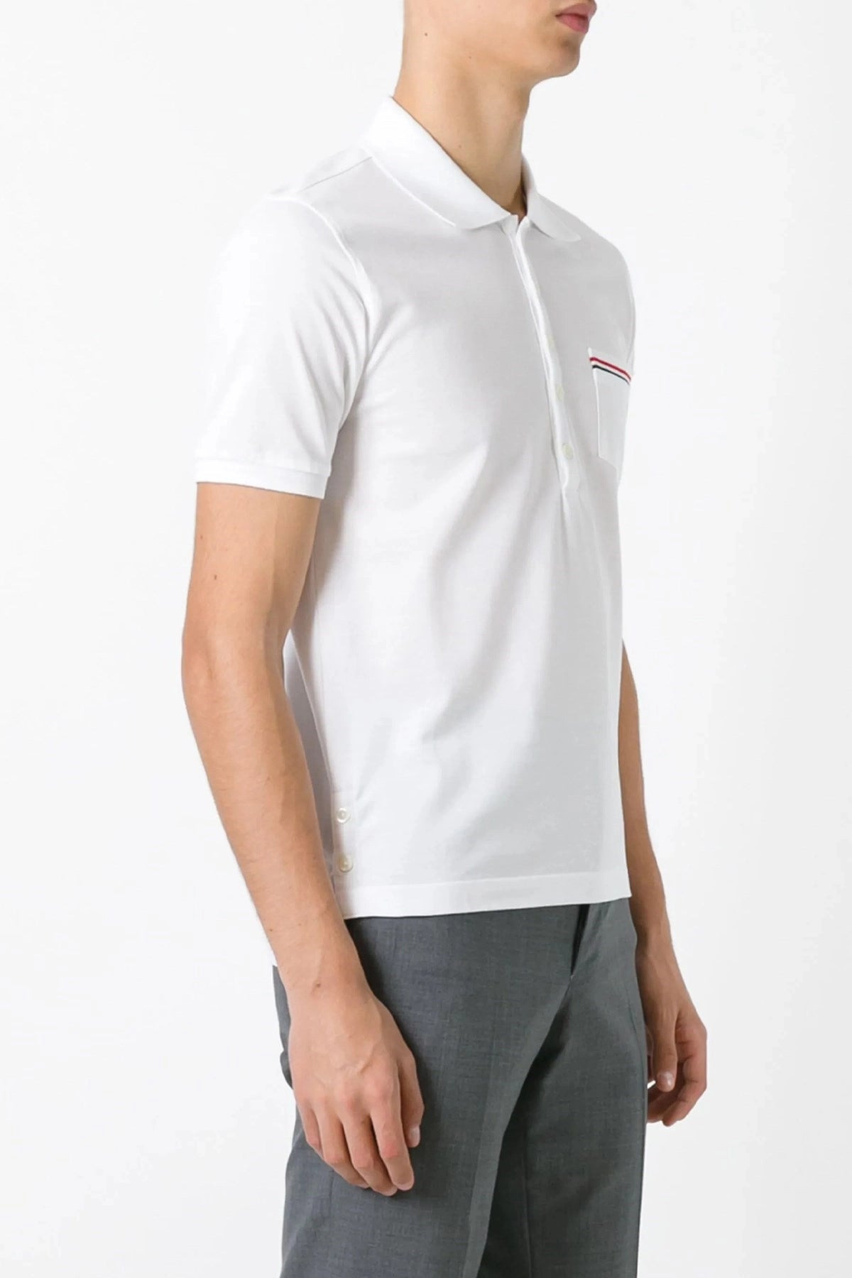 Thom Browne Men Rwb Polo Shirt - 2