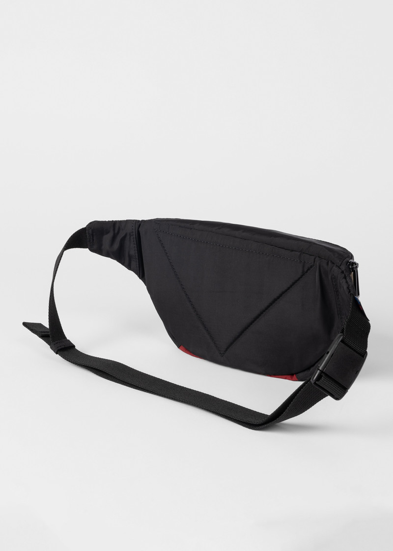 Paul Smith Black 'Colour Slash' Cross-Body Bag outlook