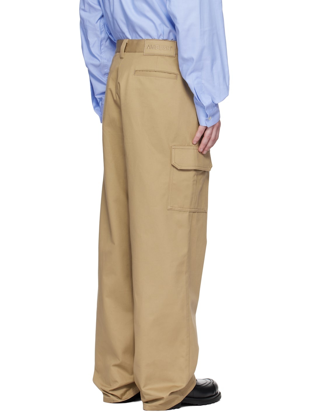 Tan Chino Cargo Pants - 3