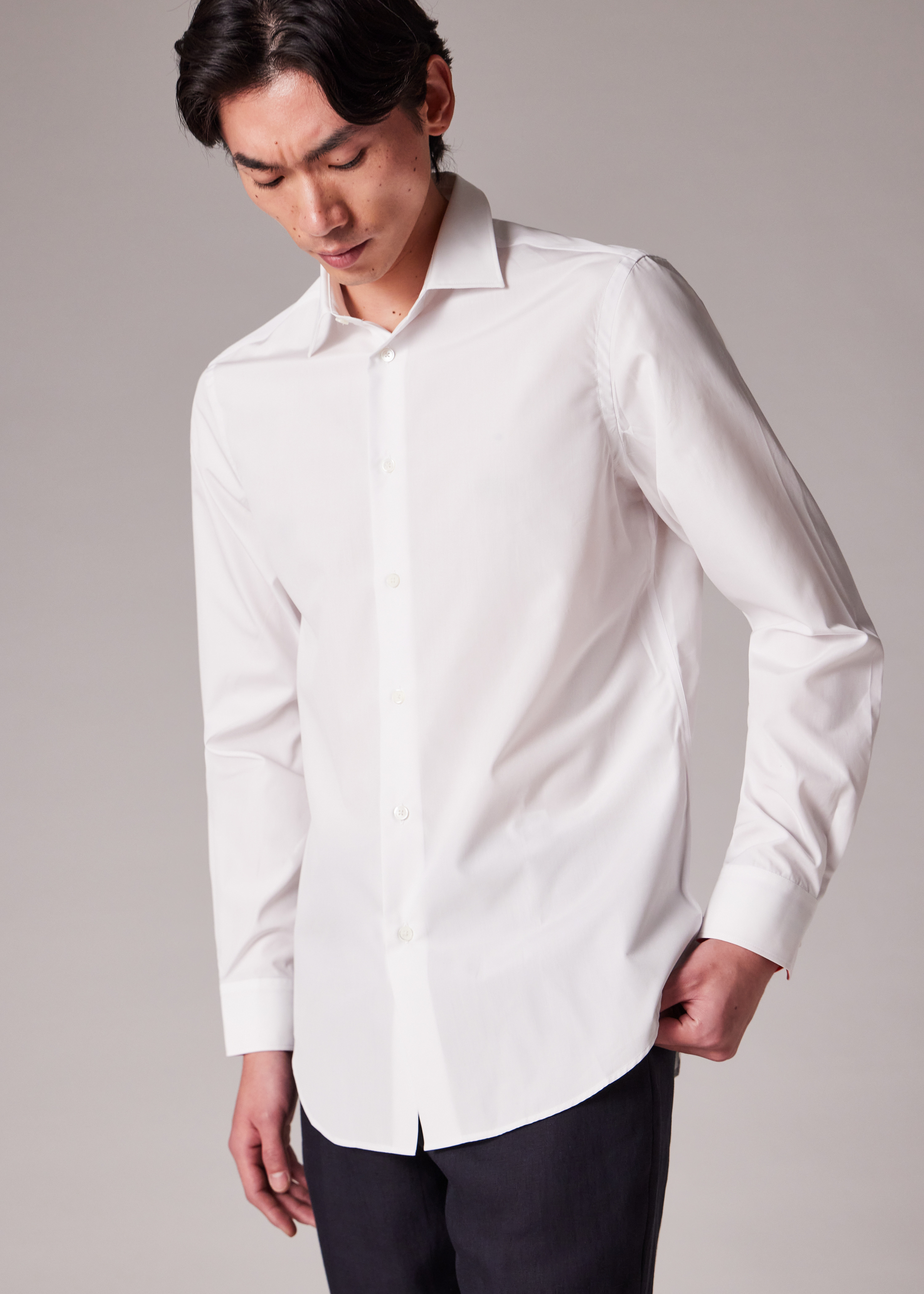Tailored-Fit 'Artist Stripe' Cuff Shirt - 4
