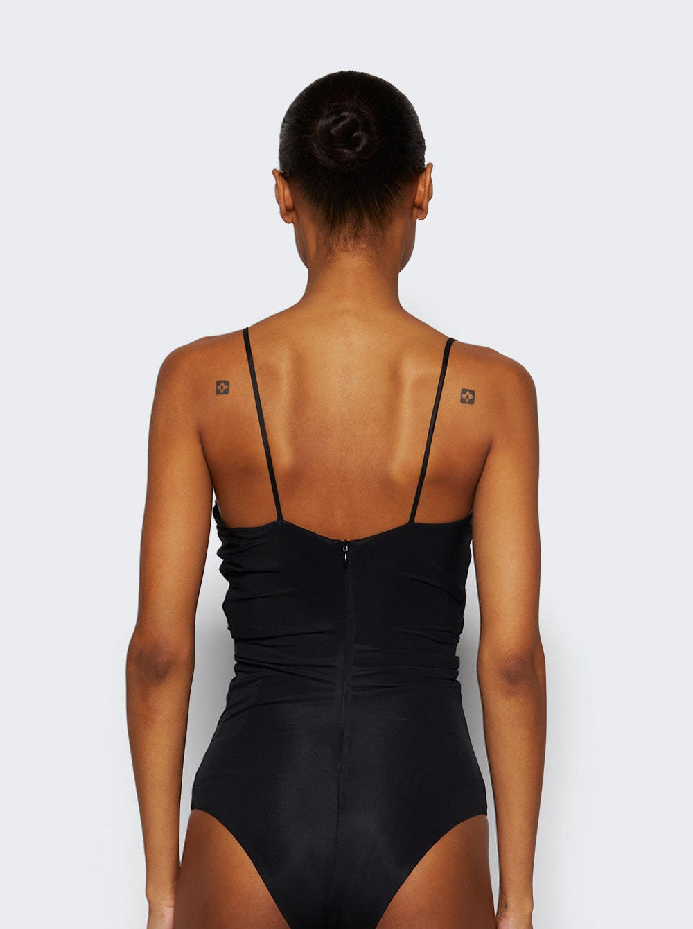 Molded Venus Bodysuit Black - 5