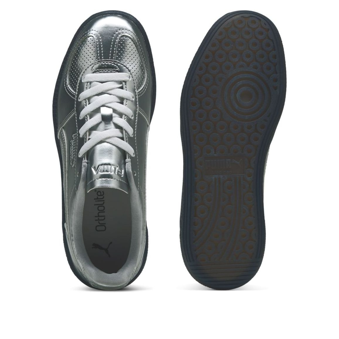 (WMNS) PUMA Palermo Astro Escape 'Silver Black' 400450-01 - 4