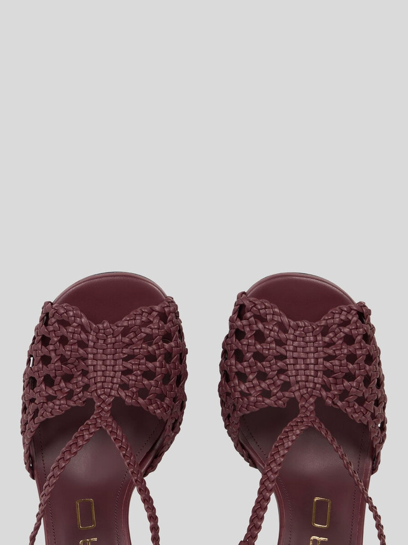 Etro WOVEN HIGH-HEELED SANDALS outlook