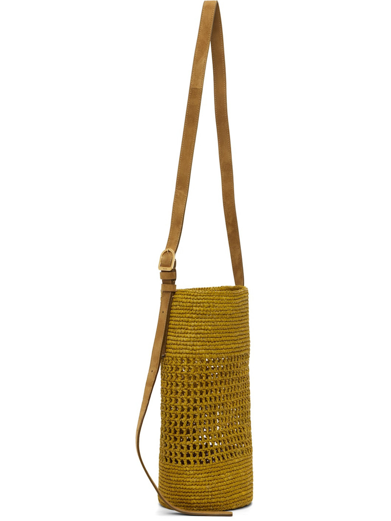 KHAITE Khaki Small Billie Bucket Bag outlook