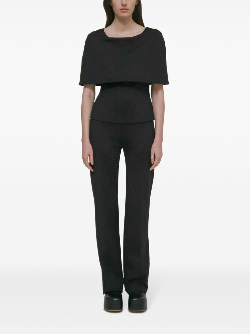 ROSETTA GETTY scuba fitted pintuck trousers outlook