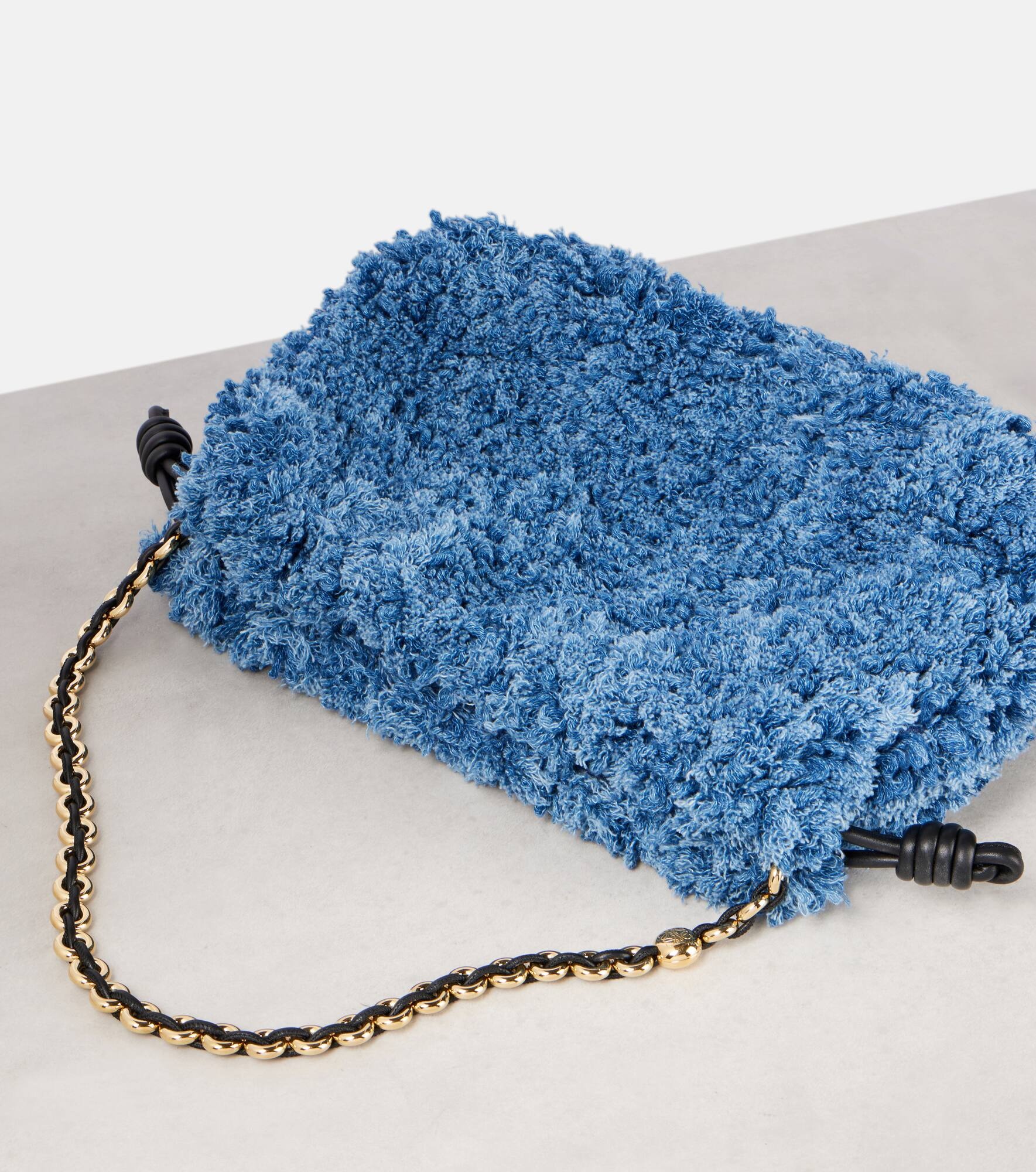Flamenco Medium denim clutch - 6