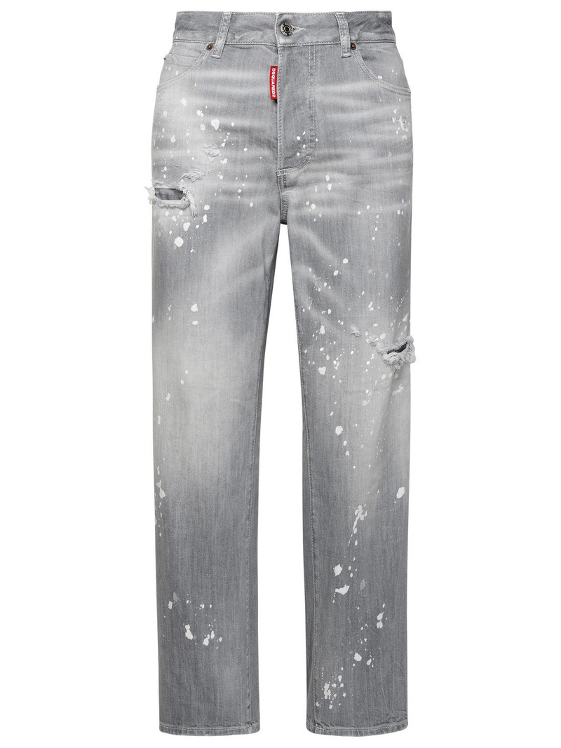Dsquared2 Grey Cotton Blend Jeans Women - 1