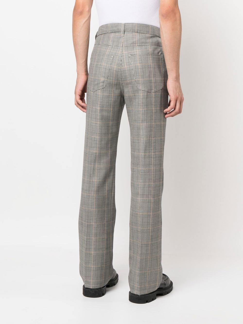 Prince of Wales straight leg trousers - 4