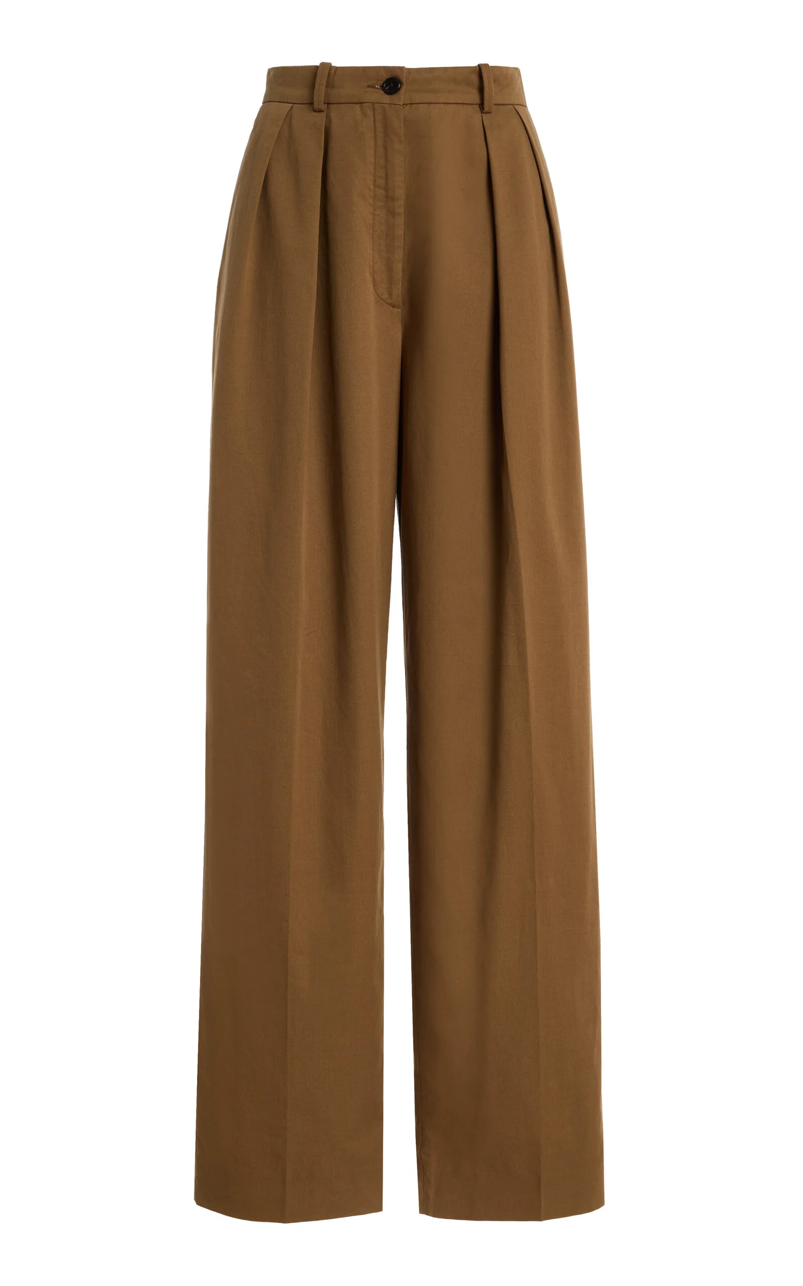 Igor Cotton-Blend Straight-Leg Pant tan - 1