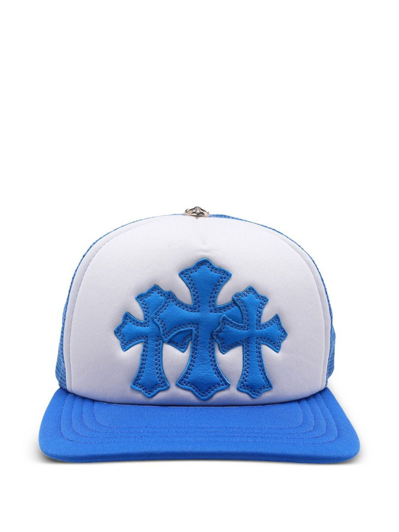 Cemetery cross-patch trucker hat 1