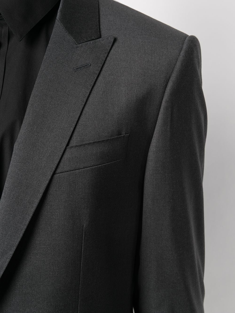 notched lapels two-piece suit - 5