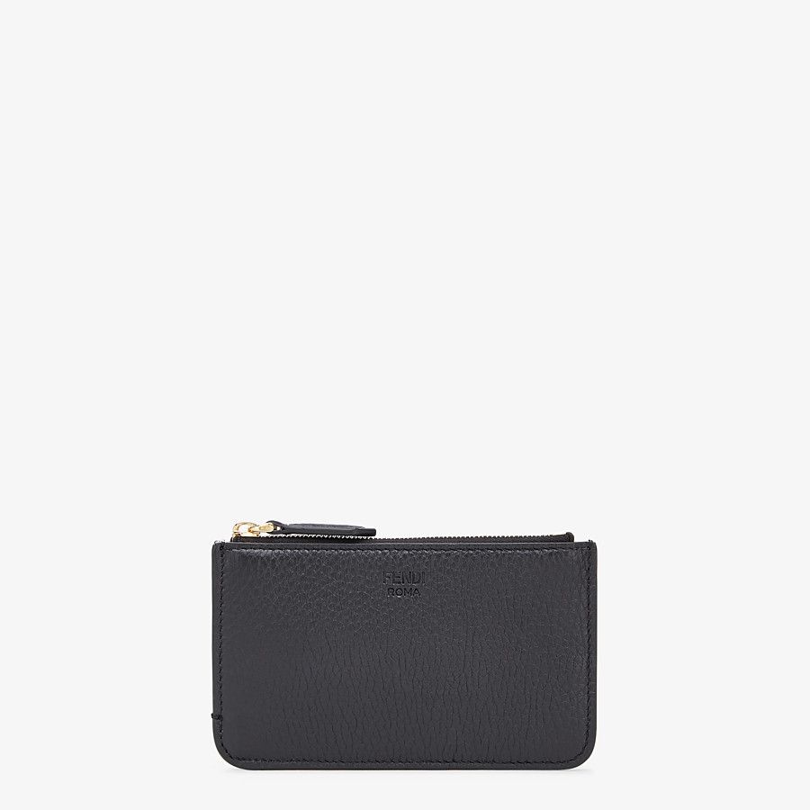 Black leather pouch - 4