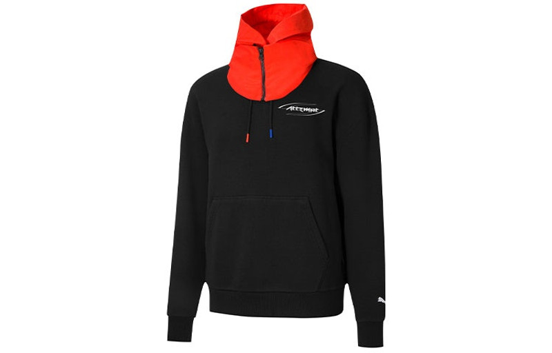 PUMA Puma x Attempt Hoodie 'Black Red' 598263-01 outlook