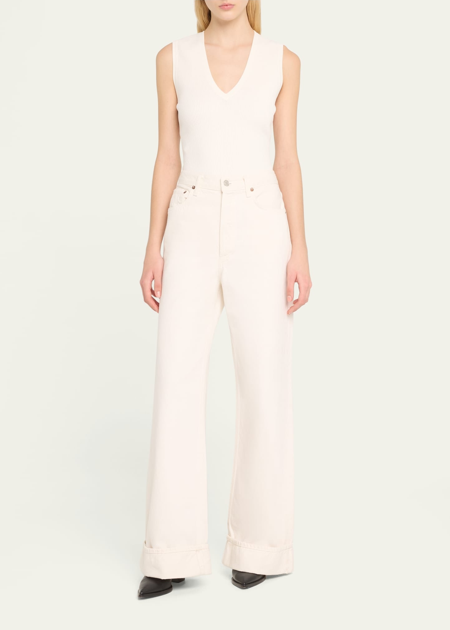Sid Ribbed Sleeveless Sweater - 2
